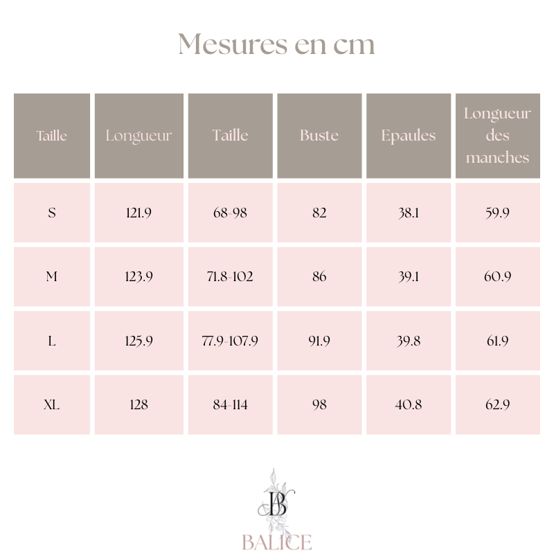 Robe Léonie Cache-Cœur Froncée - Manches Longues