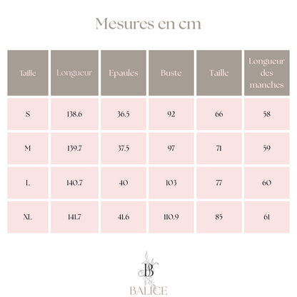 Robe Amara Maxi Cache-Cœur en Dentelle avec Ceinture Nouée