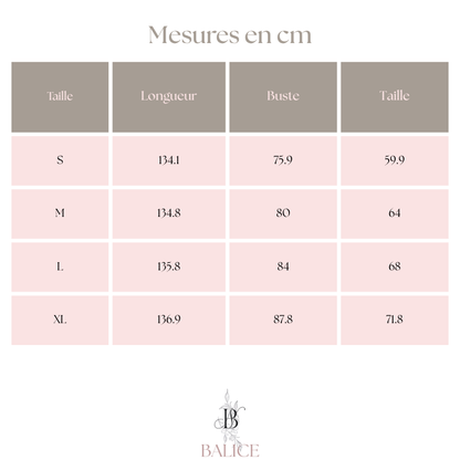 Robe Maxi Longue Lou à Manches Longues et Col Cache-Cœur avec Fente