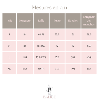 Robe Jade à Manches Longues et Col Cache-Cœur avec Fente