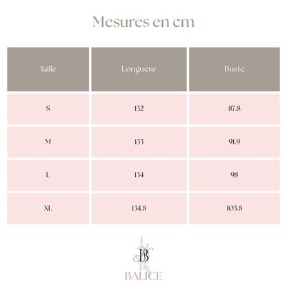 Robe longue Marie dos nu à manches longues