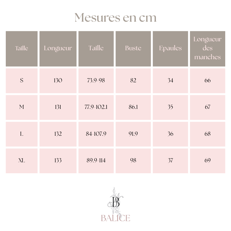 Robe longue Elise contrastée à col rond et manches évasées